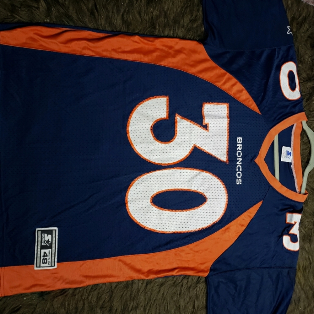 Vintage 1998 Starter NFL Denver Broncos Terrell Da